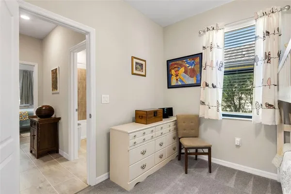 a room with furniture and window