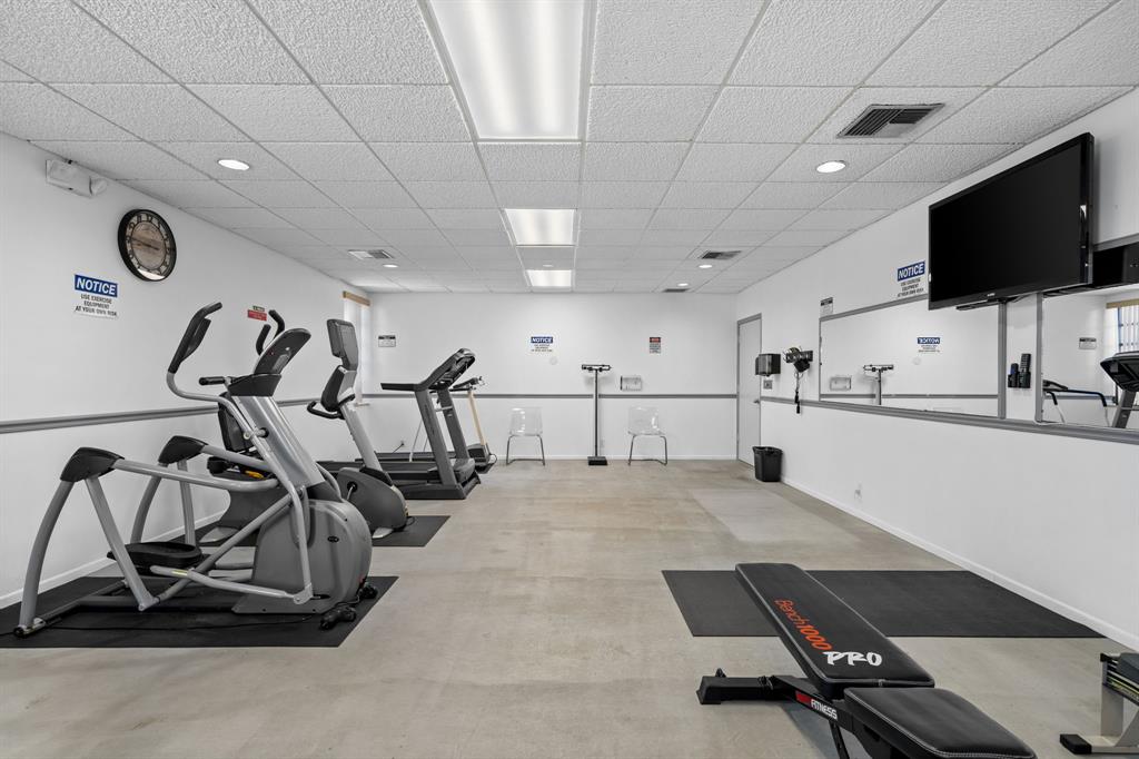 3511 Inverrary Drive, Unit 208 Lauderhill, FL 33319 - Photo 21 of 23 a view of a room with gym equipment