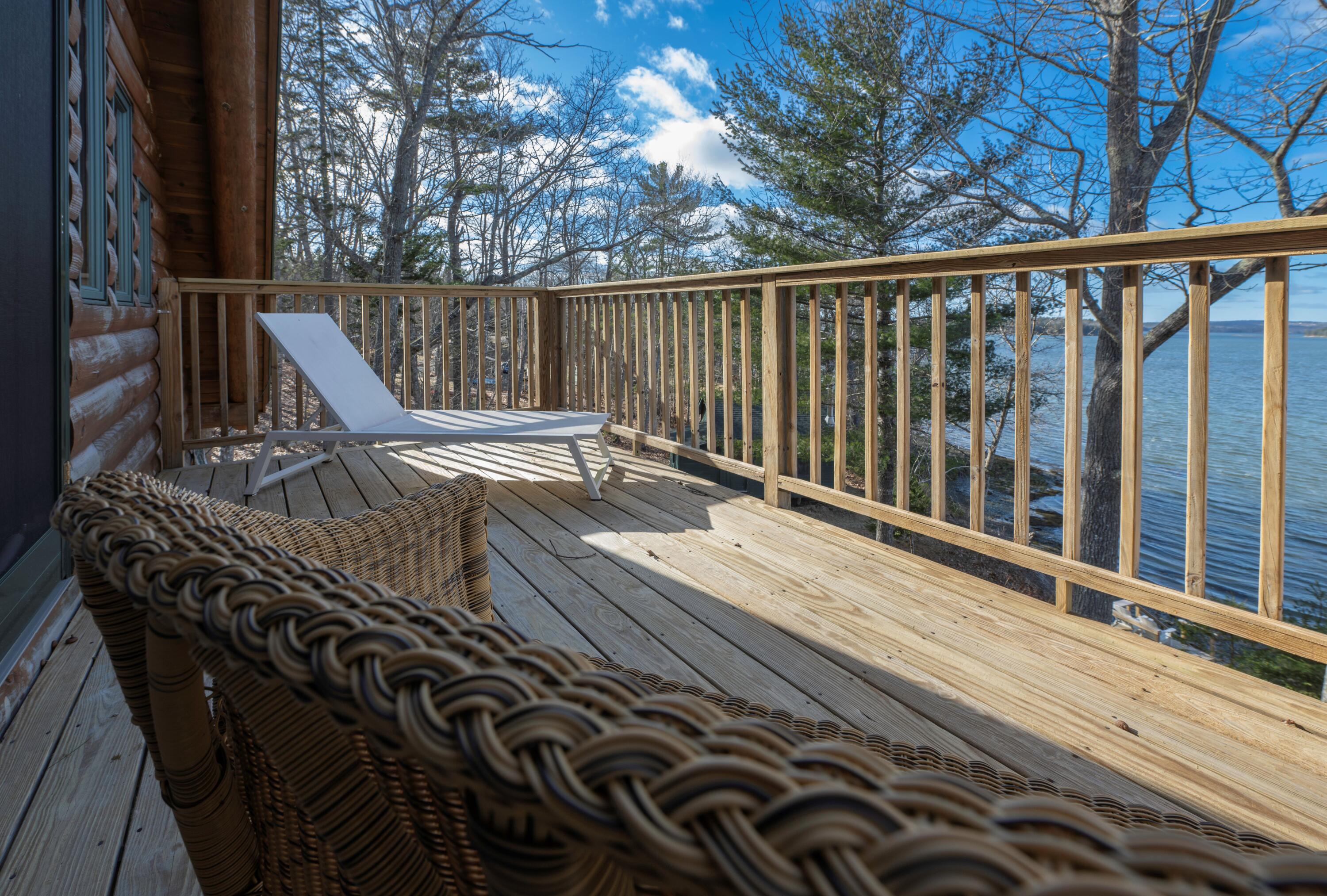 80 Stratton Farm Road Hancock, ME 04640 - Photo 22 of 44 Second floor deck from master bedroom.