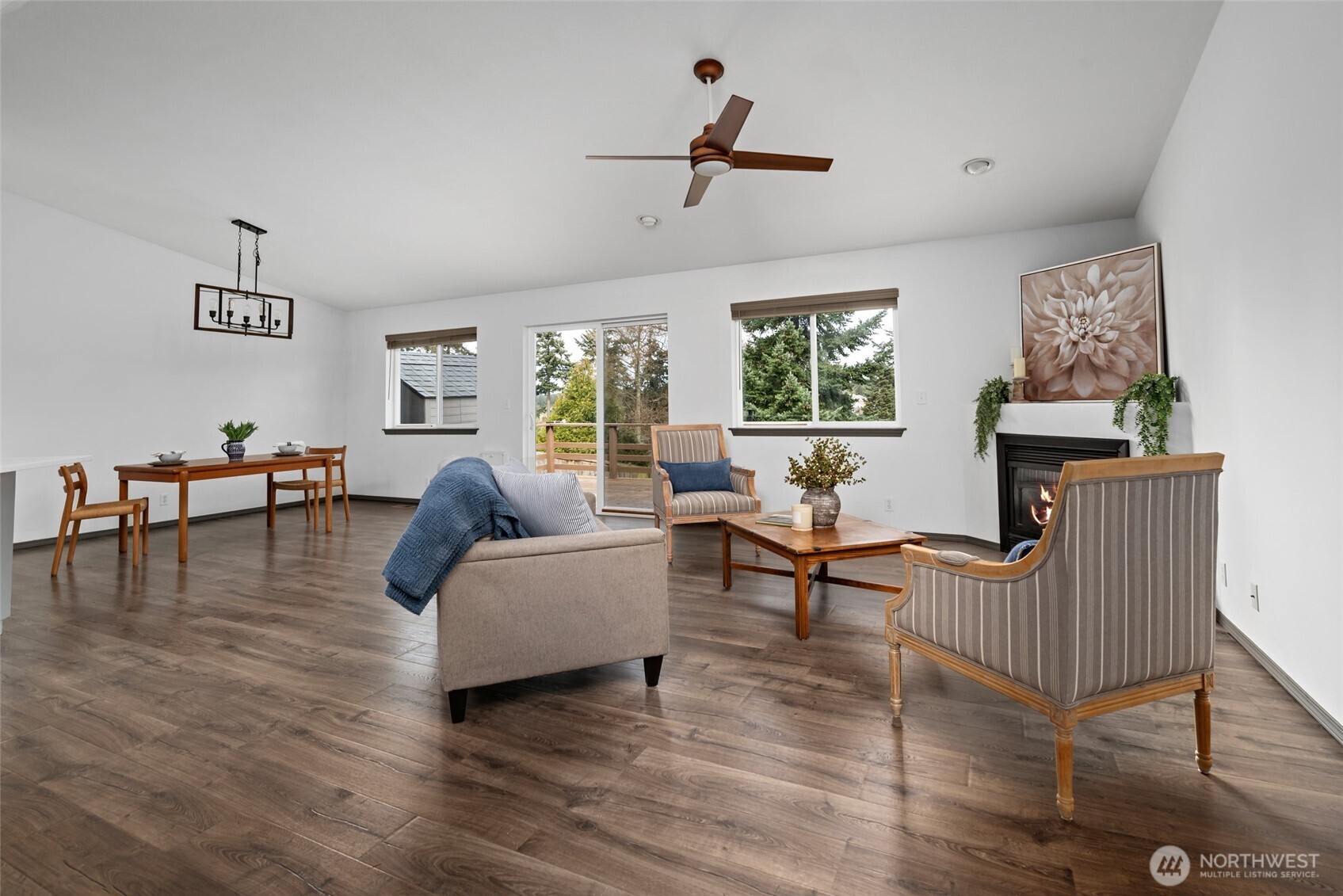 2060 Southwest 16th Avenue Oak Harbor, WA 98277 - Photo 5 of 40 a living room with furniture and a wooden floor