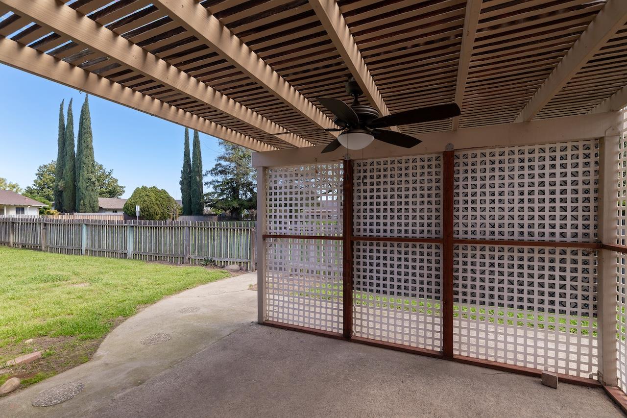 1460 Ridgecrest Drive Manteca, CA 95336 - Photo 40 of 54 a view of a backyard