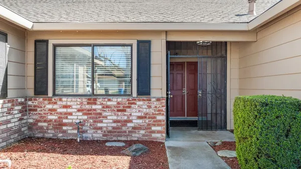 a view of front door of house