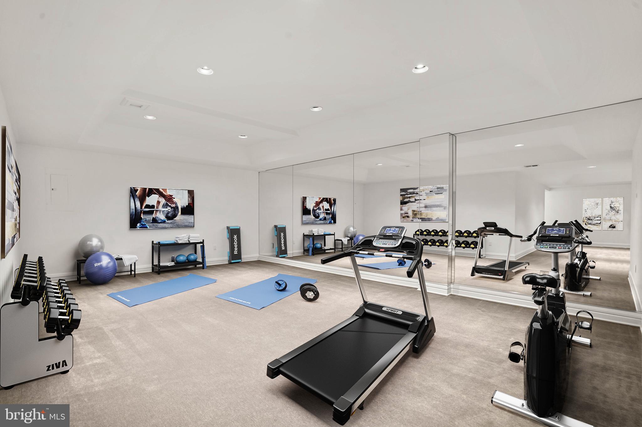 9708 Kendale Road Potomac, MD 20854 - Photo 12 of 47 Gym - Photo with Virtual Staging