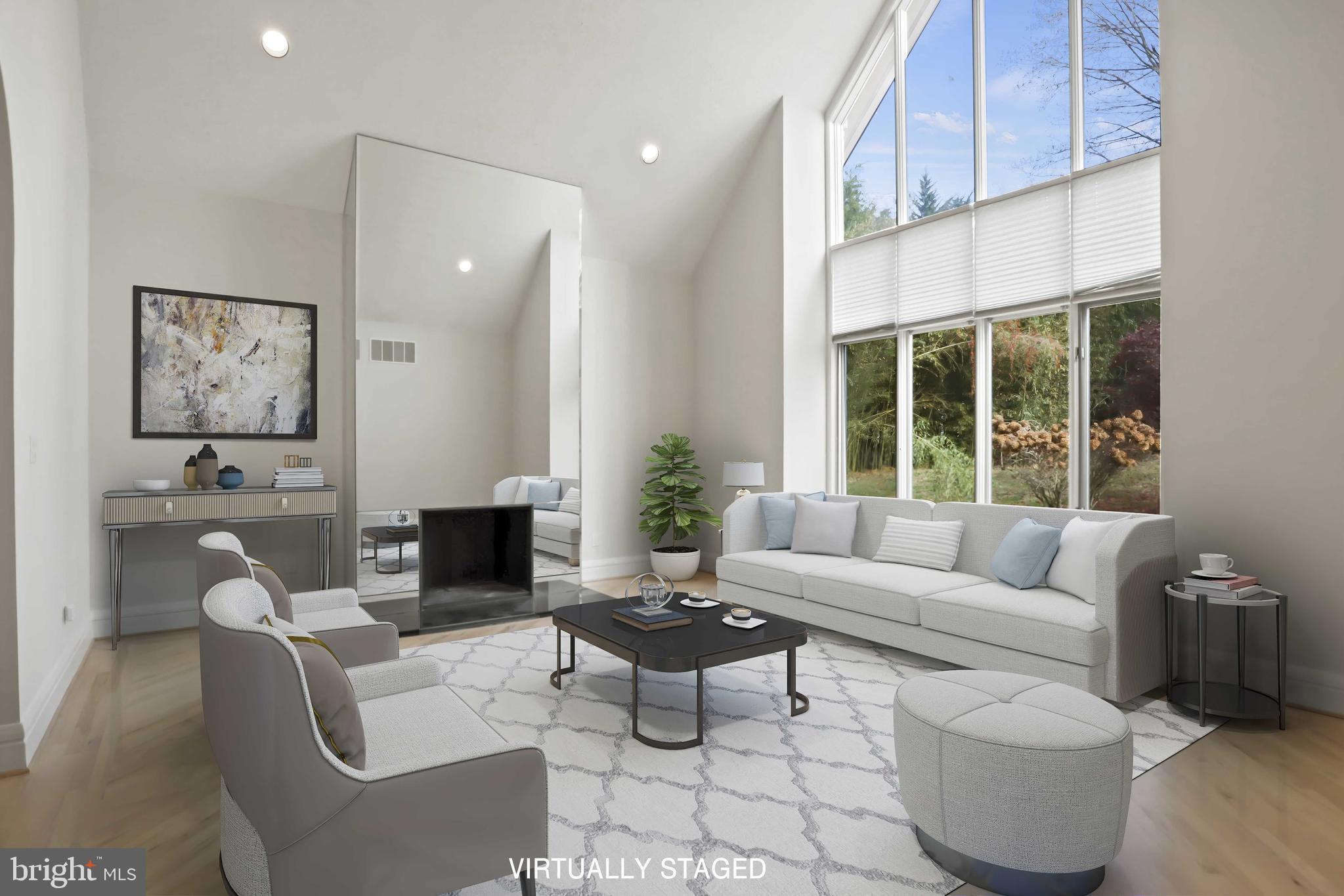 9708 Kendale Road Potomac, MD 20854 - Photo 4 of 47 Small Living Room - Photo with Virtual Staging