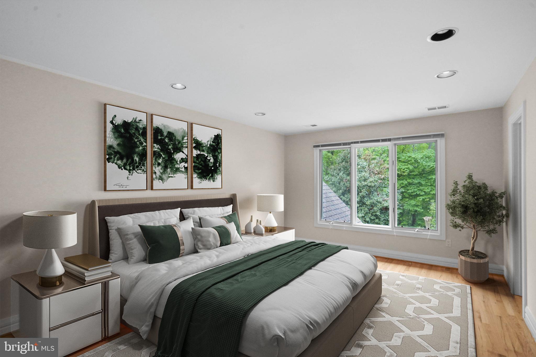 9708 Kendale Road Potomac, MD 20854 - Photo 9 of 47 Secondary Bedroom 1 - Photo with Virtual Staging