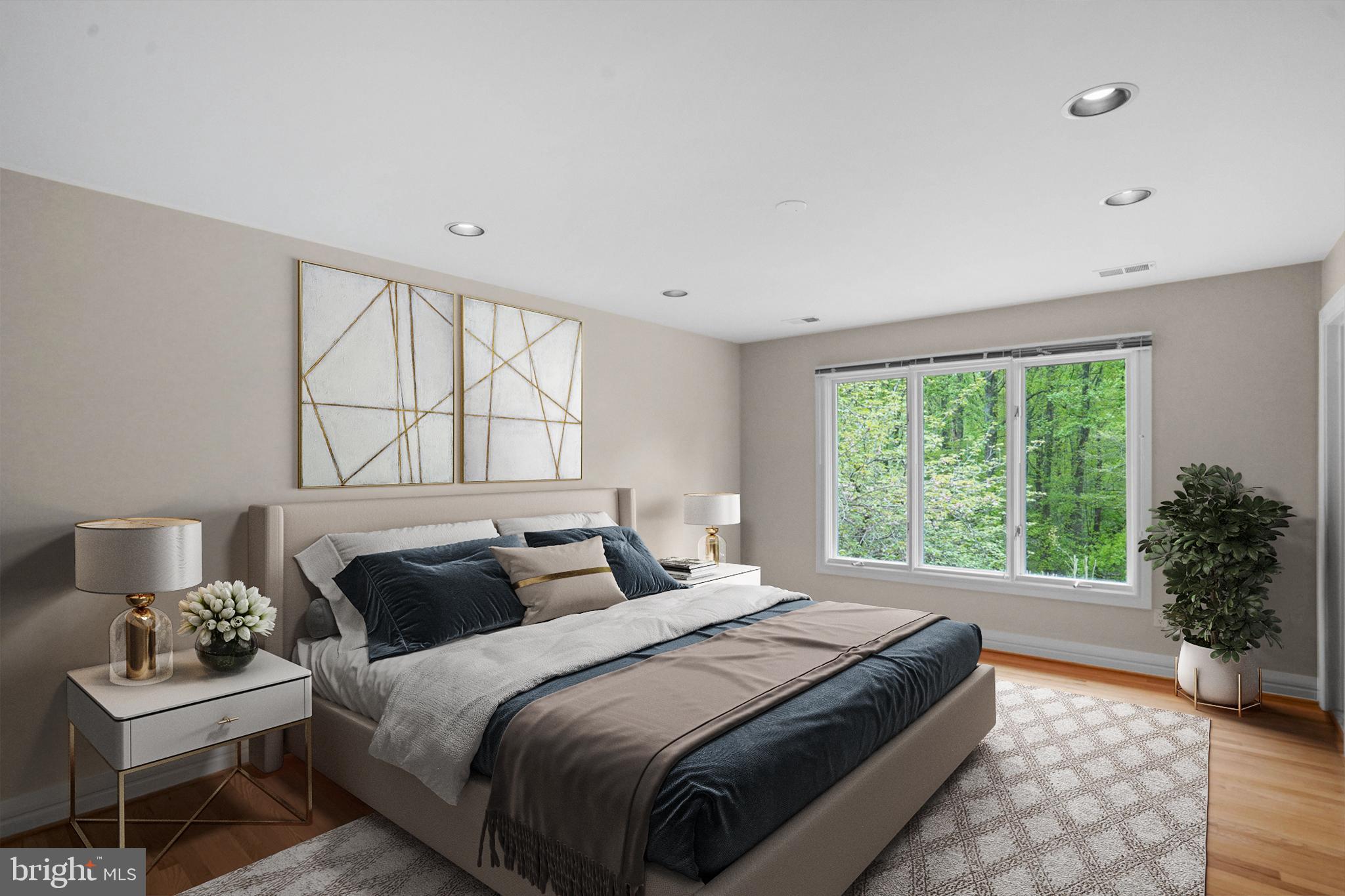 9708 Kendale Road Potomac, MD 20854 - Photo 10 of 47 Secondary Bedroom 2 - Photo with Virtual Staging