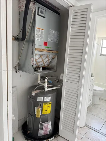 a view of storage and utility room