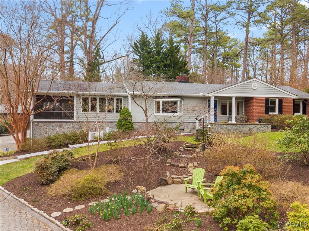 8654 Fieldcrest Road Richmond, VA 23235 - Photo 2 of 48 front view of a house with a yard