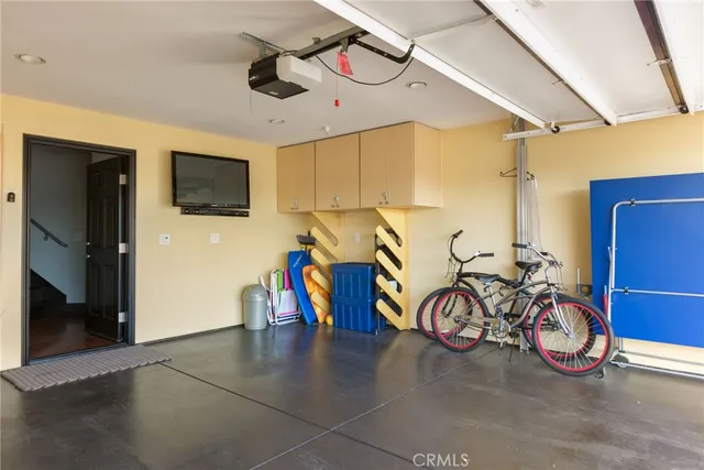 a view of an bike storage