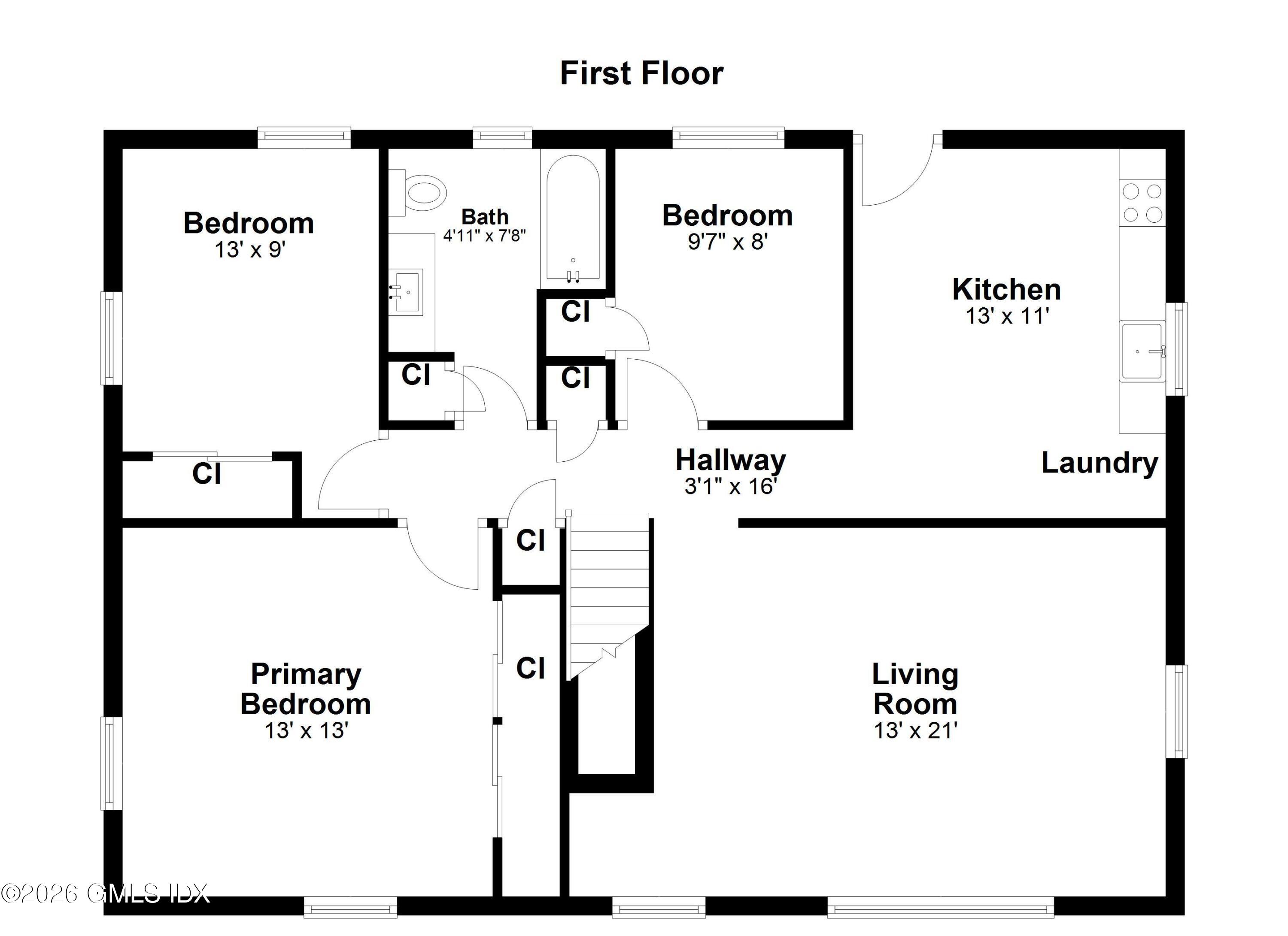 2 Grange Street Greenwich, CT 06830 - Photo 28 of 31 3-2 Grange St, Greenwich - First Floor