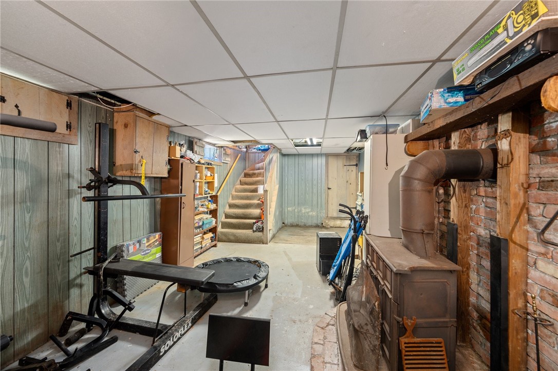 323 Maple Street Woonsocket, RI 02895 - Photo 26 of 40 partially finished basement