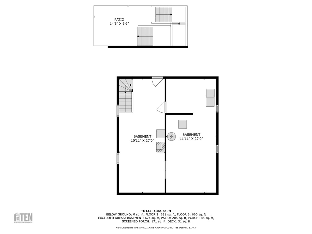 323 Maple Street Woonsocket, RI 02895 - Photo 40 of 40 basement floor plan