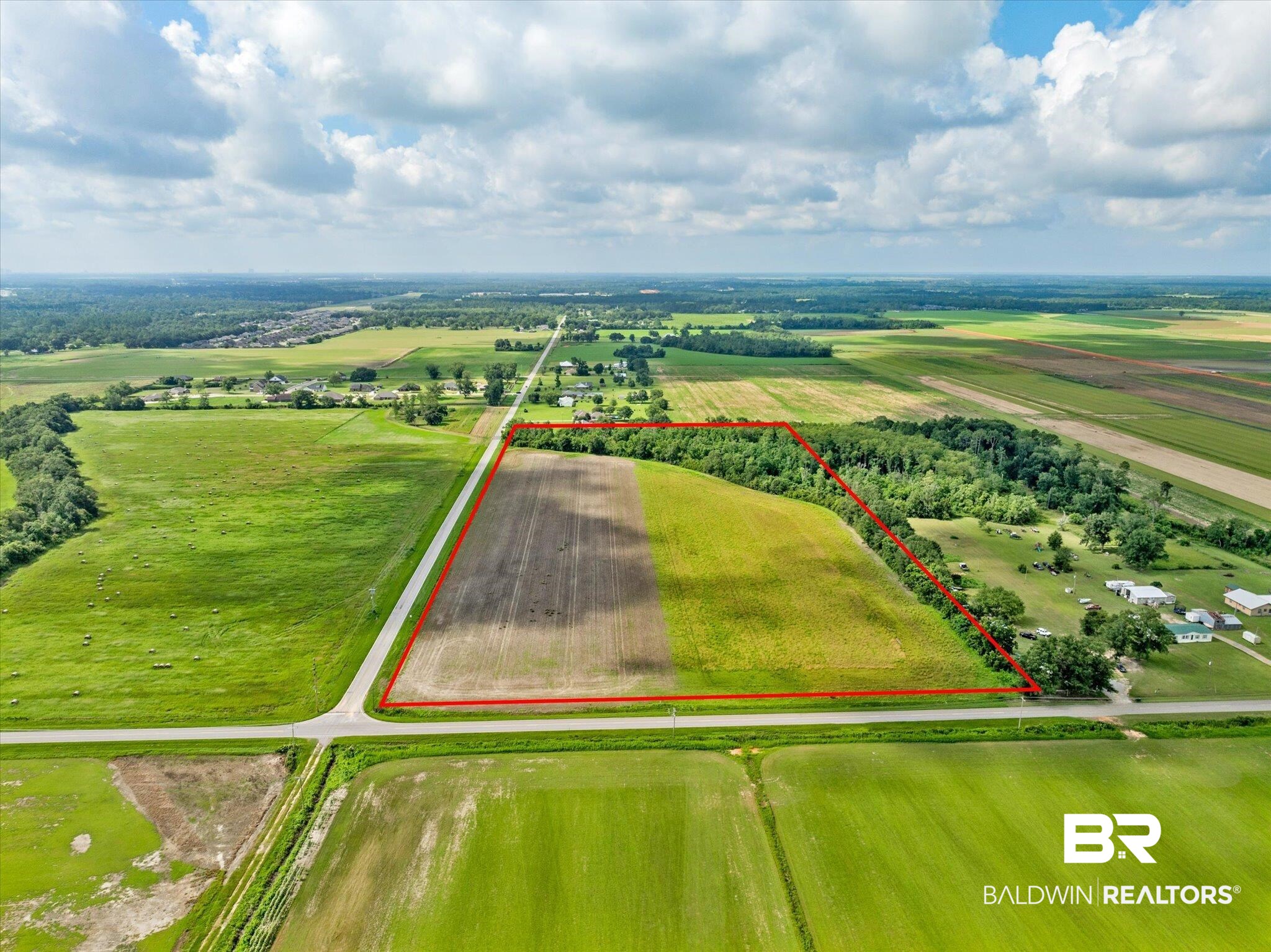 0 Daugherty Road Foley, AL 36535 - Photo 4 of 14 Birds eye view of property featuring a rural view