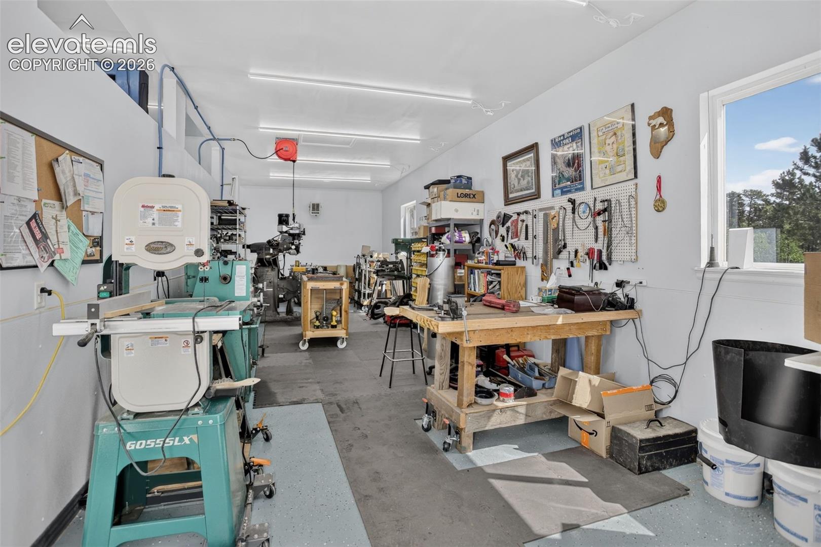 11570 Milford Road Elbert, CO 80106 - Photo 41 of 49 Workshop interior.