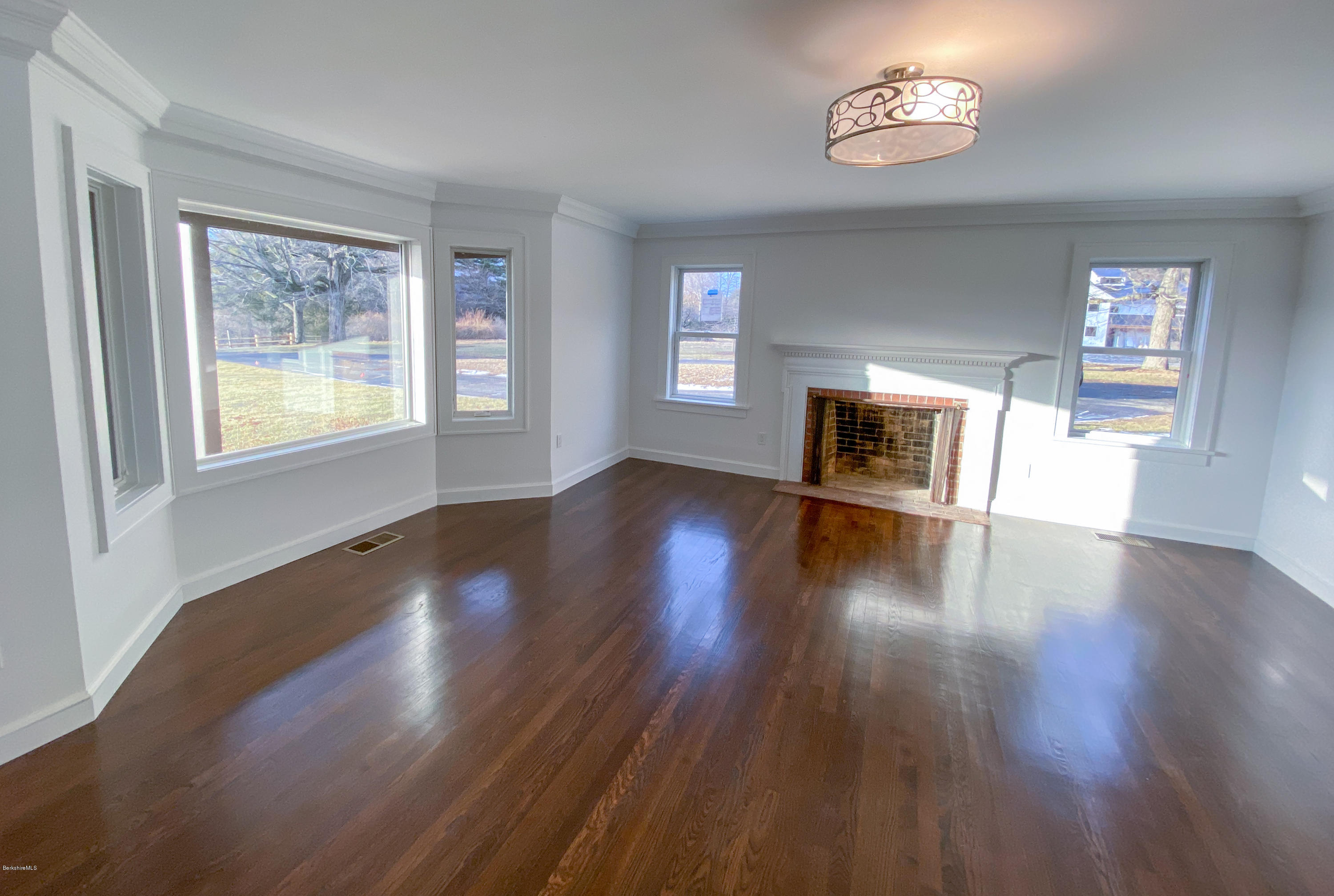 22 Prospect Hill Road Stockbridge, MA 01262 - Photo 67 of 78 Wood fireplace & Bay window