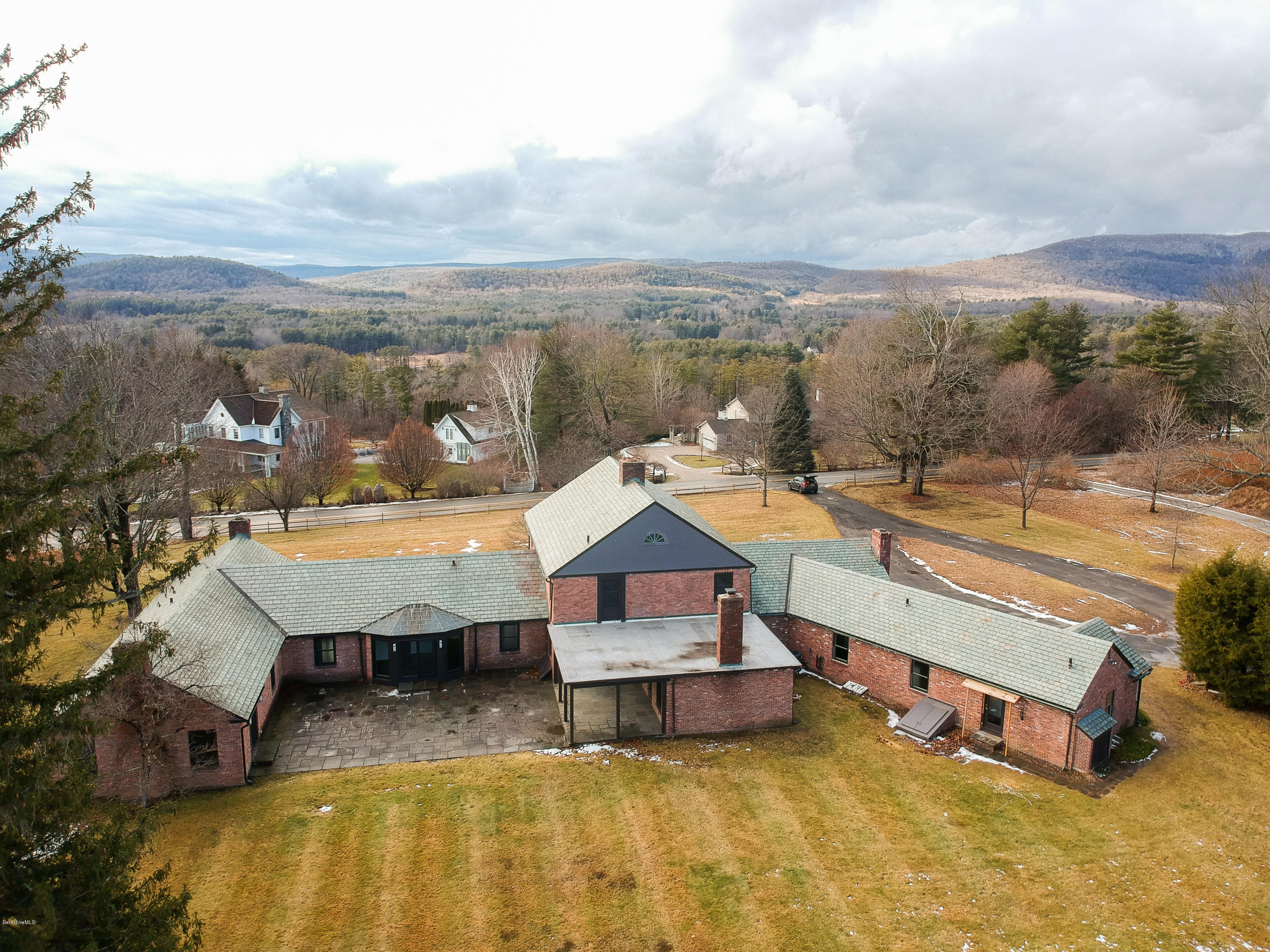 22 Prospect Hill Road Stockbridge, MA 01262 - Photo 10 of 78 Drone back