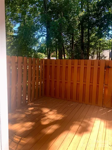 a view of wooden fence