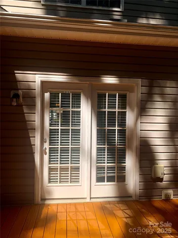 a view of front door