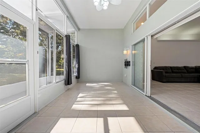 a view of a bedroom with a large bed