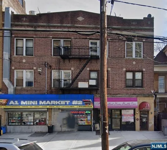 a view of building with street
