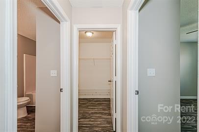 308 South Hoskins Road, Unit D Charlotte, NC 28208 - Photo 13 of 19 a view of a bathroom from a hallway