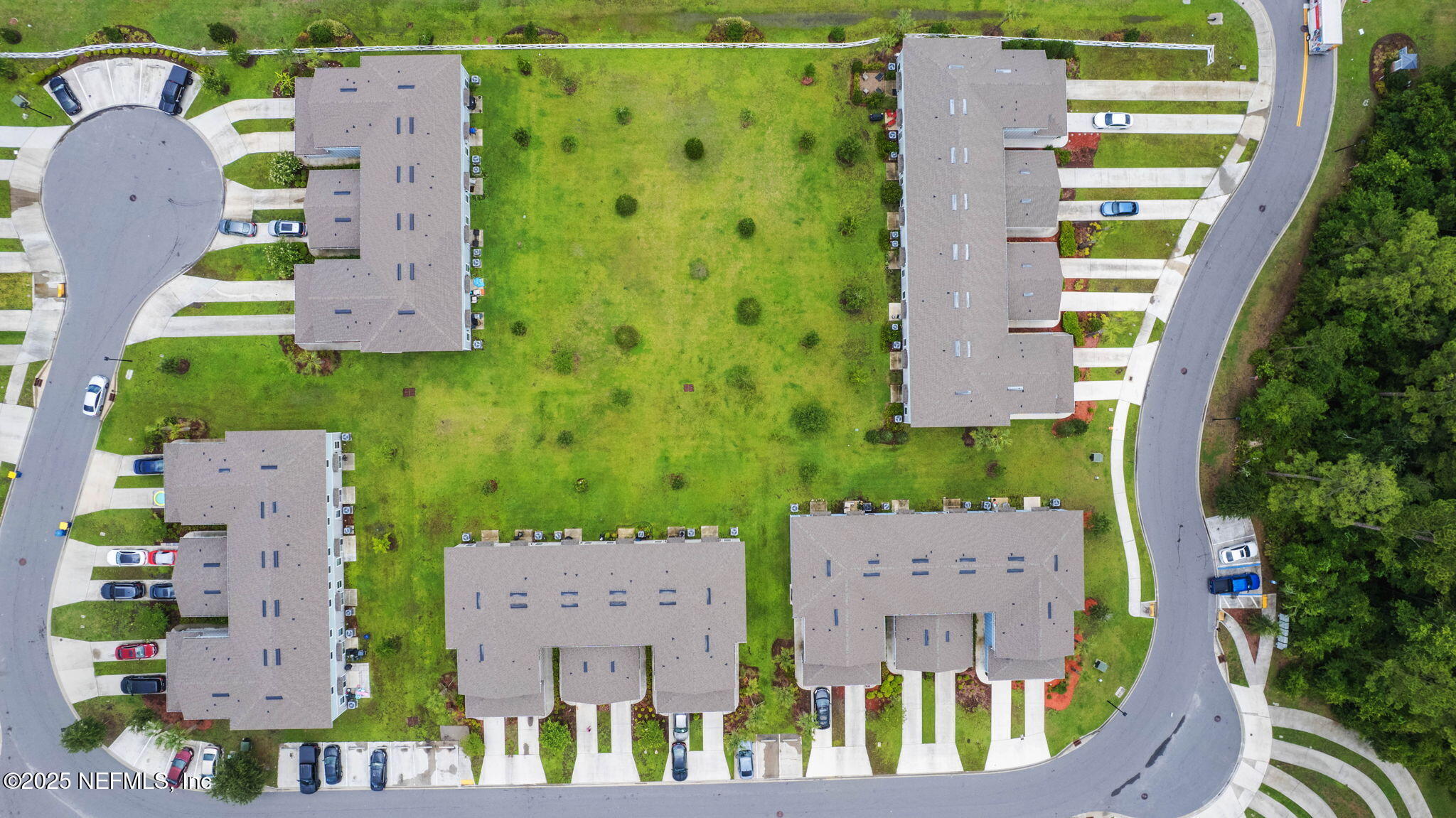 852 Capitol Parkway Jacksonville, FL 32218 - Photo 41 of 42 an aerial view of residential house with outdoor space and swimming pool