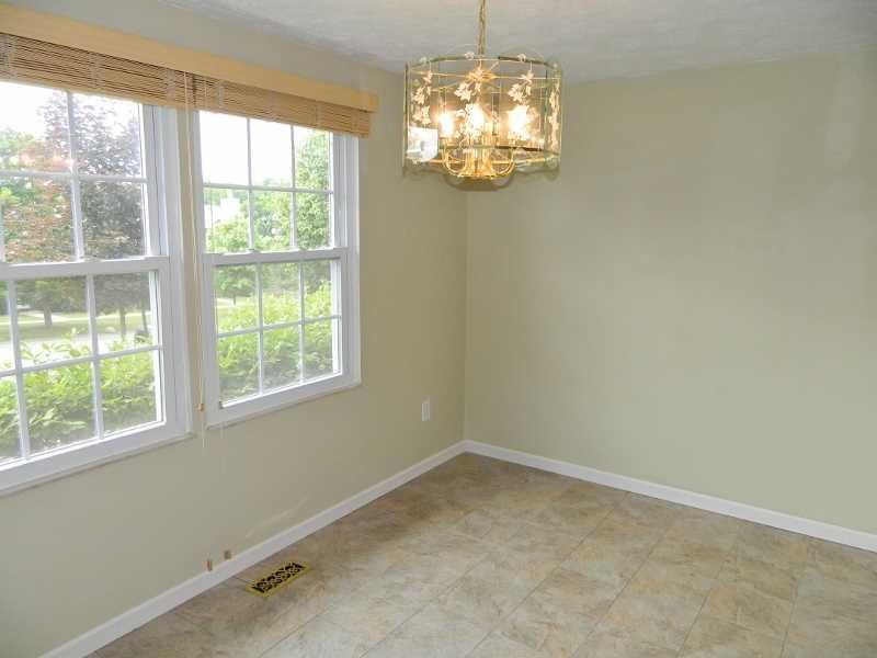 Kitchen. View of the eat-in Kitchen.  New baseboards.