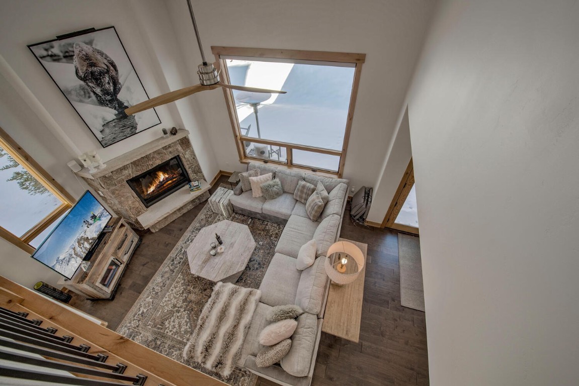 28 Damselfly Loop Silverthorne, CO 80498 - Photo 20 of 45 a view of living room with furniture and a fireplace