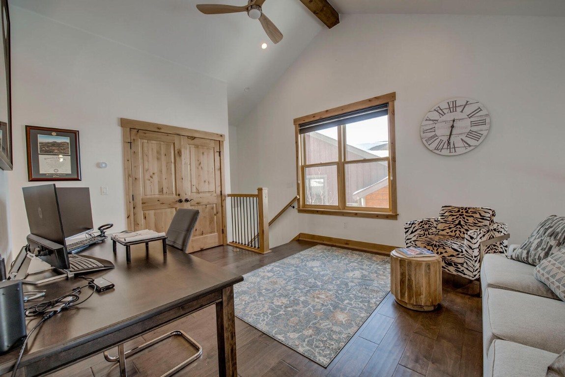 28 Damselfly Loop Silverthorne, CO 80498 - Photo 27 of 45 a living room with furniture and wooden floor
