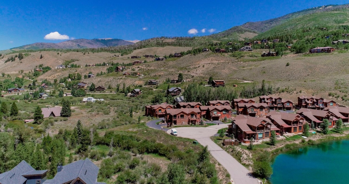 28 Damselfly Loop Silverthorne, CO 80498 - Photo 39 of 45 a view of a town with mountains in the background
