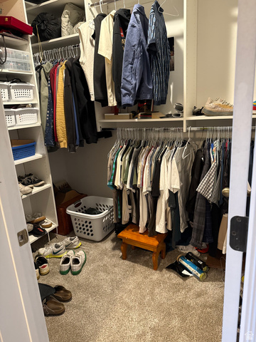 3145 South 500 West Vernal, UT 84078 - Photo 41 of 64 Walk in closet with carpet floors