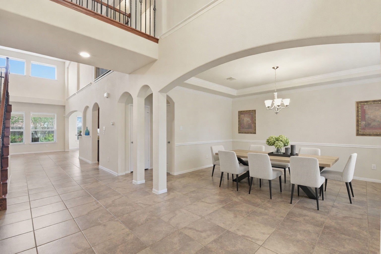 3301 Remington Rise Lane Katy, TX 77494 - Photo 8 of 50 a view of a livingroom with furniture and a dinning area