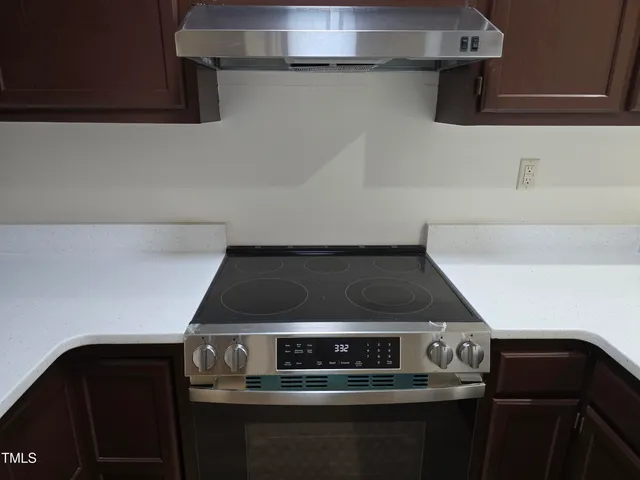 a close view of stove