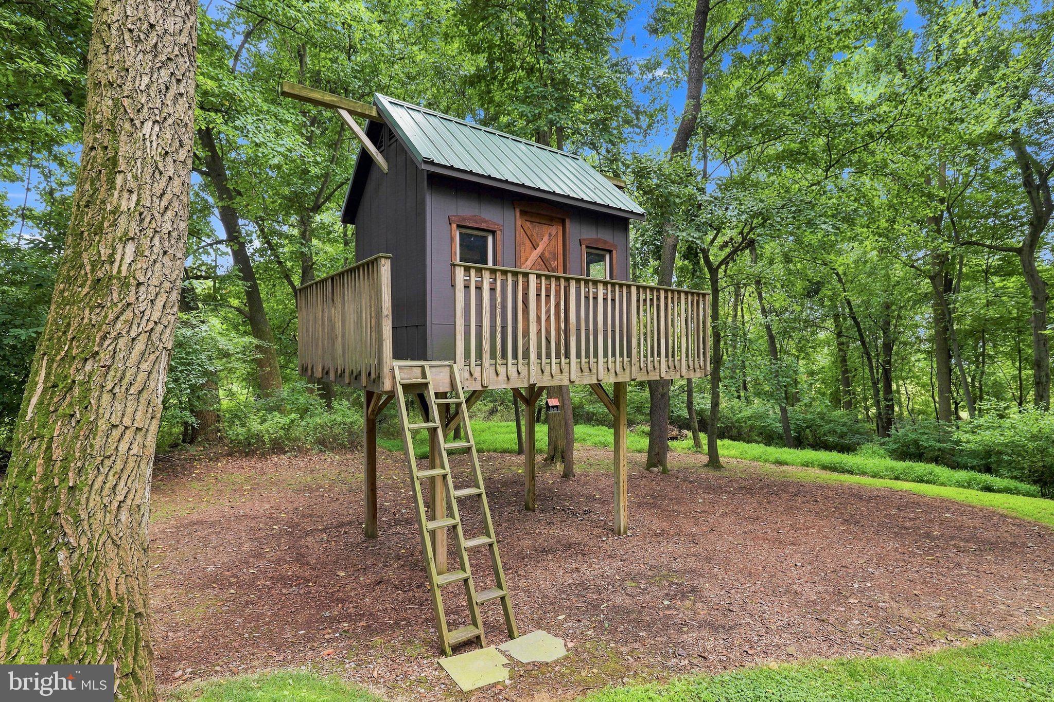 307 Dead End Road Lititz, PA 17543 - Photo 41 of 50 Charming treehouse nestled in lush greenery.