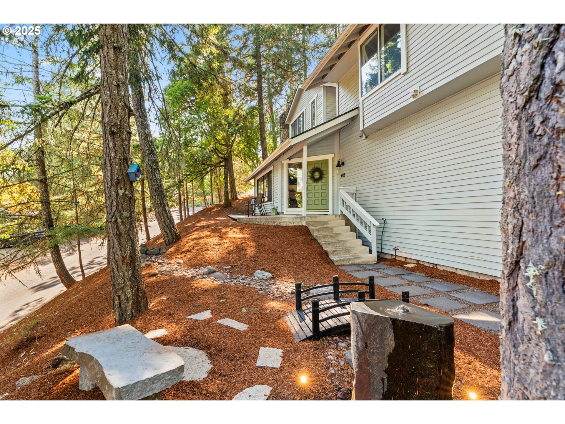 792 Brookside Drive Eugene, OR 97405 - Photo 1 of 46 a backyard of a house with barbeque oven