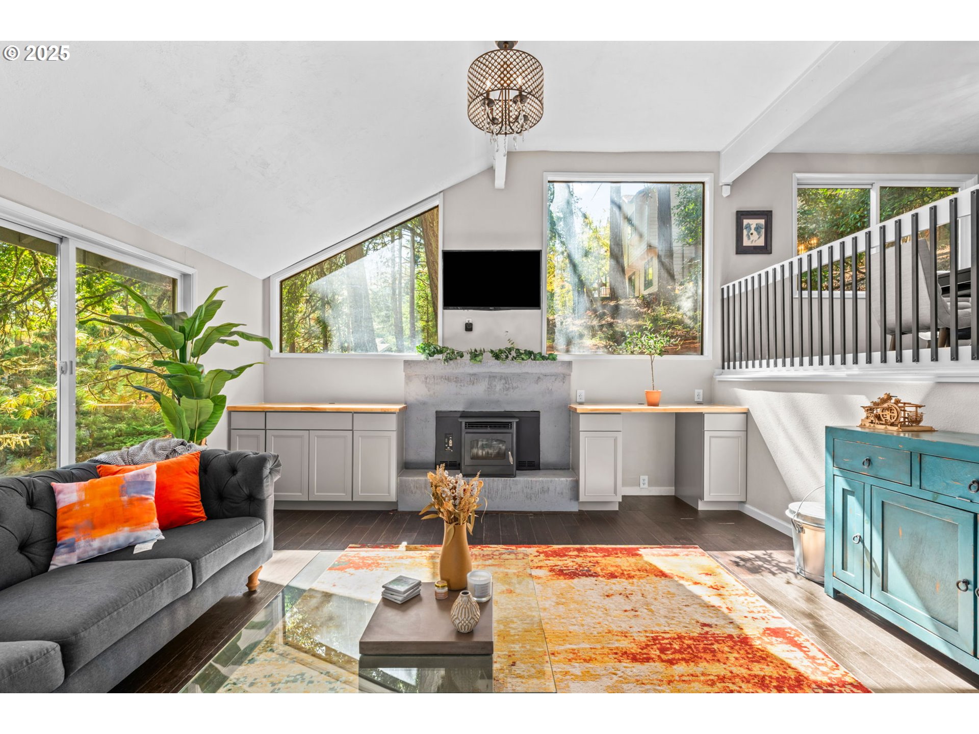 792 Brookside Drive Eugene, OR 97405 - Photo 12 of 46 a living room with furniture and a fireplace
