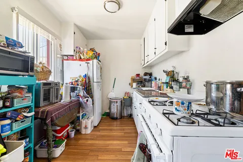 a room with storage and utility