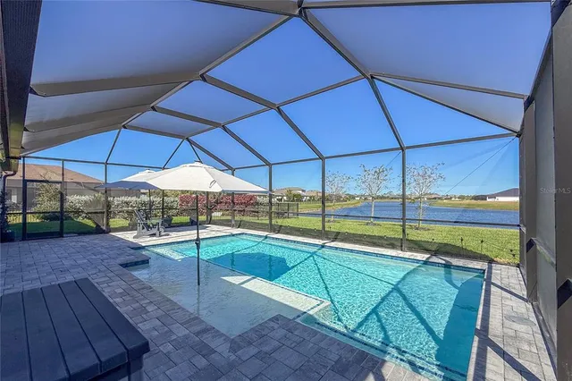 a house view with a outdoor space