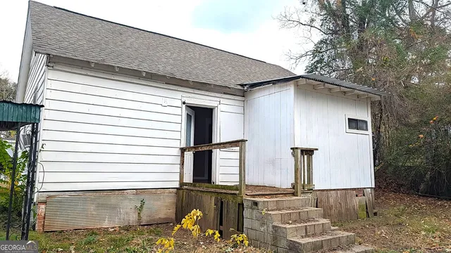 a front view of a house with street