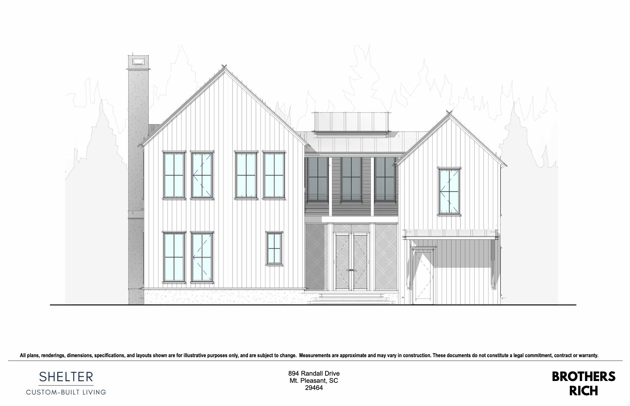 894 Randall Drive Mount Pleasant, SC 29464 - Photo 12 of 19 Rear View