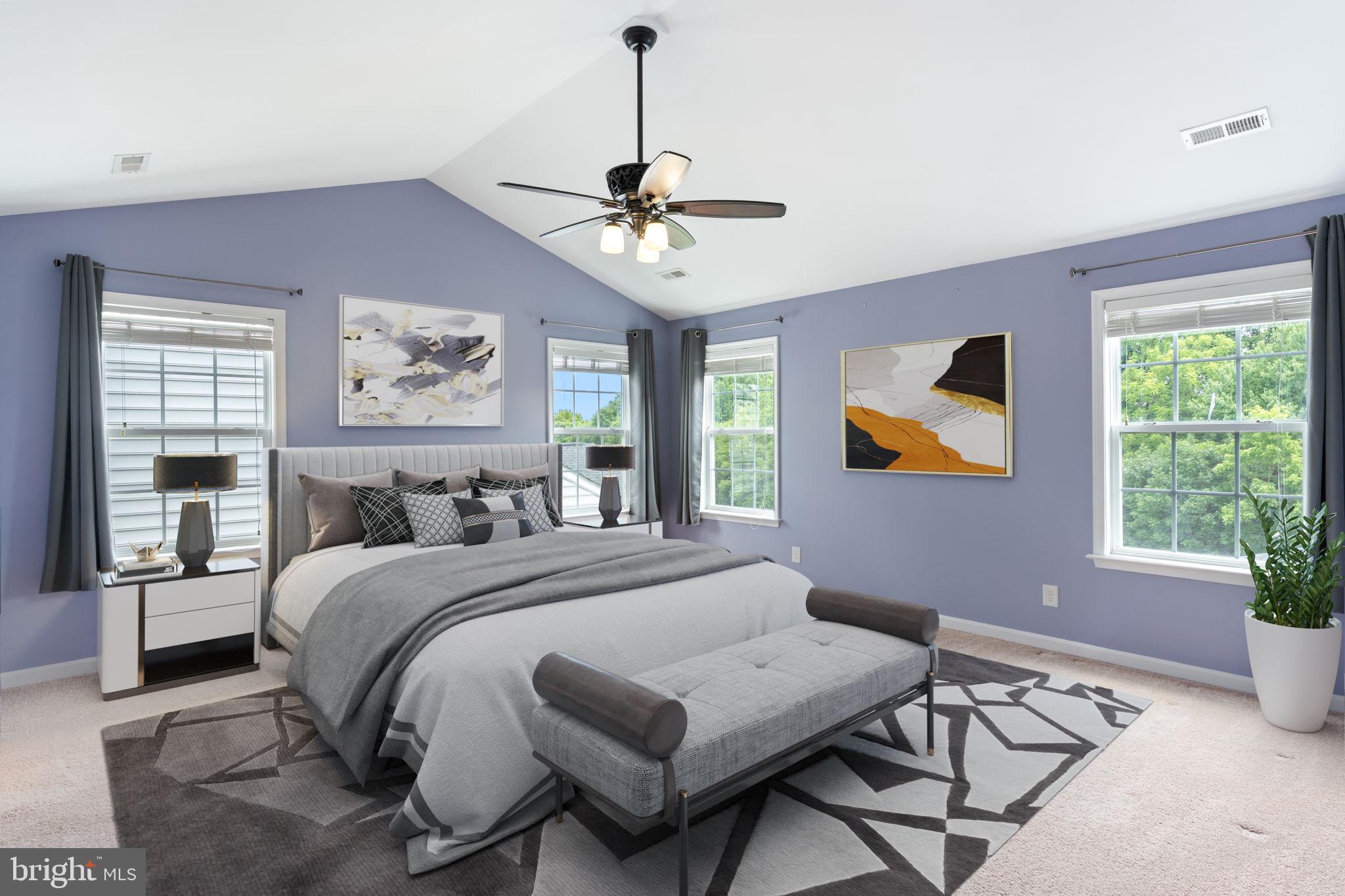5270 Longbow Road King George, VA 22485 - Photo 5 of 75 Cathedral ceiling in primary bedroom