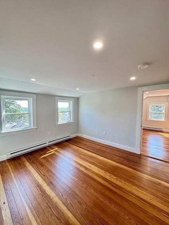 37 Fountain Road Arlington, MA 02476 - Photo 10 of 28 a view of empty room with wooden floor and fan