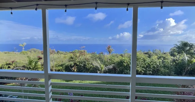 a view of a from a window