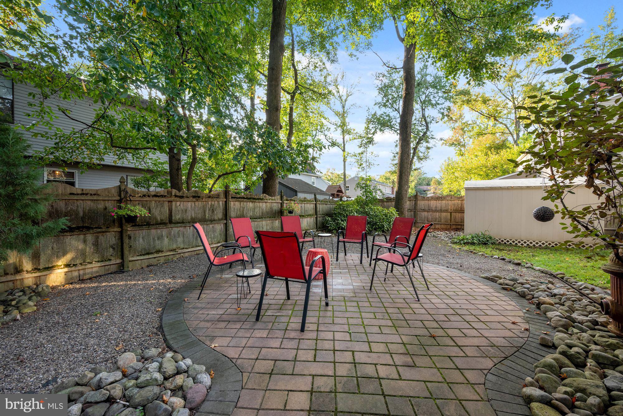 516 Park Road Cherry Hill, NJ 08034 - Photo 28 of 46 Paver Patio set up for your own fire pit!