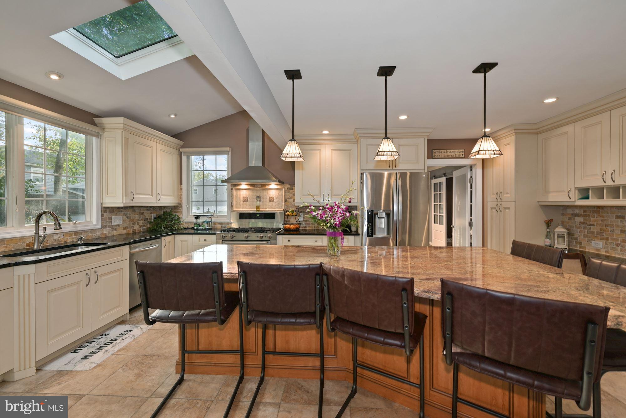 516 Park Road Cherry Hill, NJ 08034 - Photo 9 of 46 Another view of the island and bright kitchen