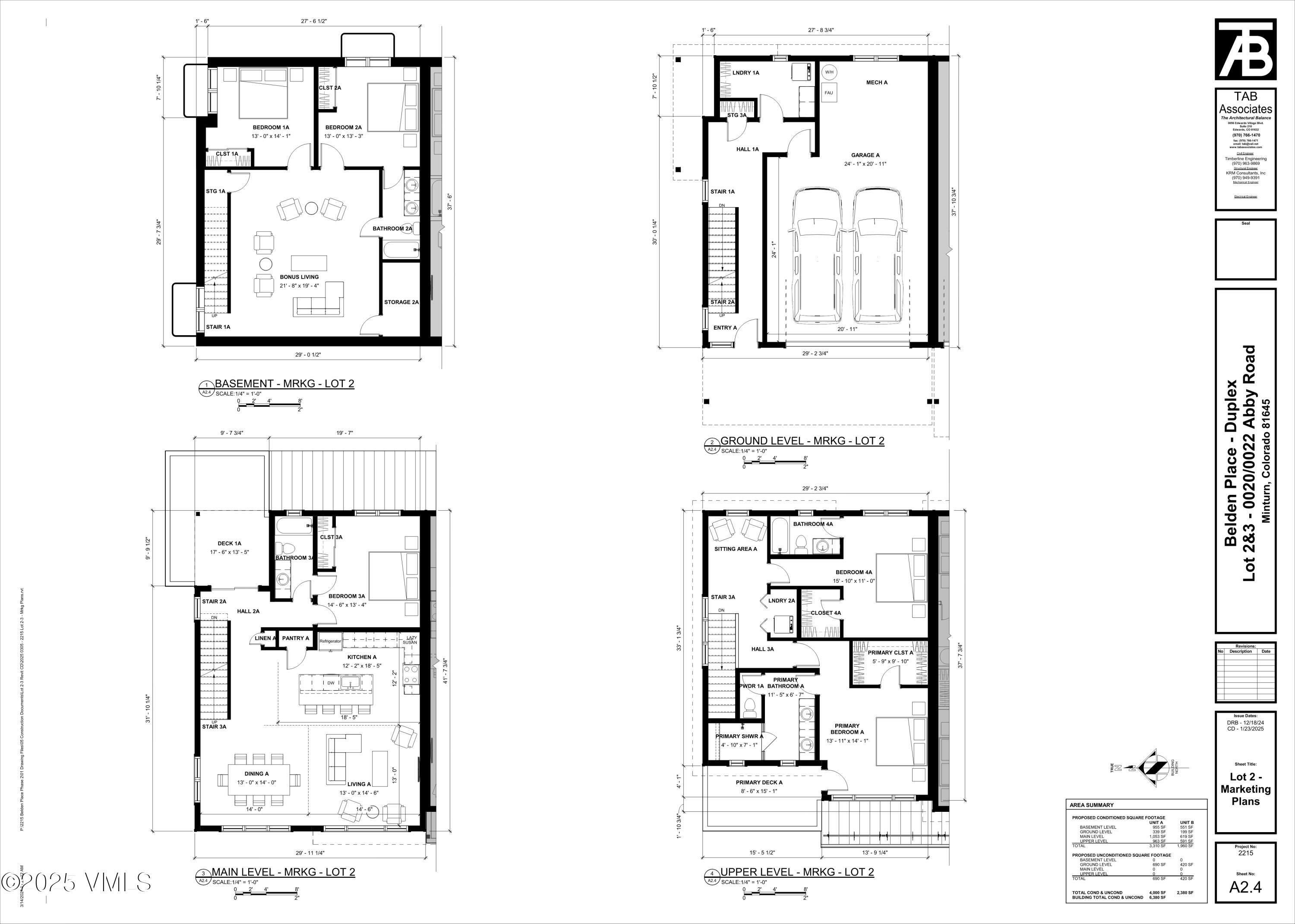 20 Abby Road Minturn, CO 81645 - Photo 5 of 6 2025 0314 - 2215 Lot 2 - Marketing Plans