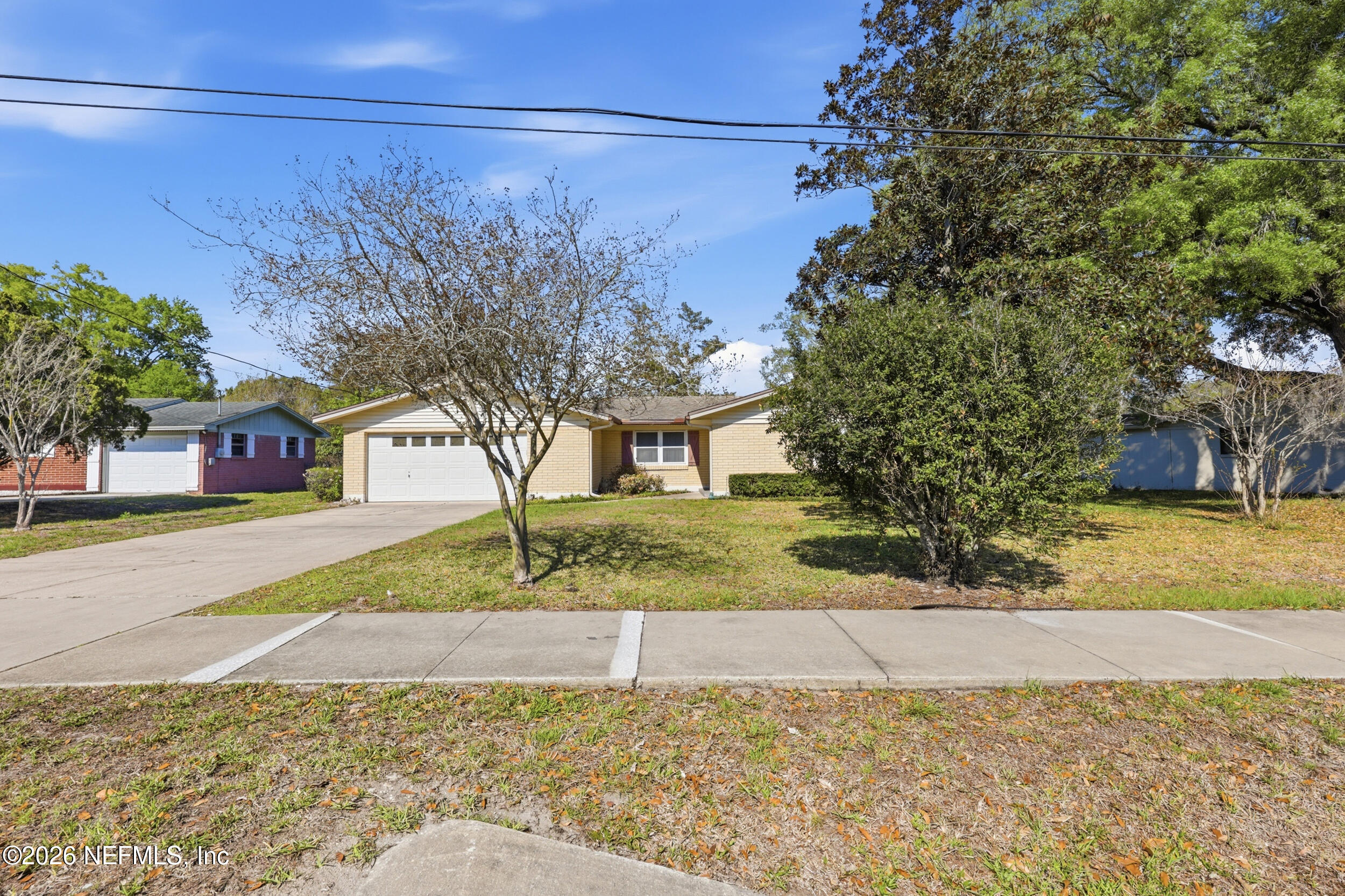 3519 Peoria Road Orange Park, FL 32065 - Photo 39 of 43 a view of a yard with plants and trees
