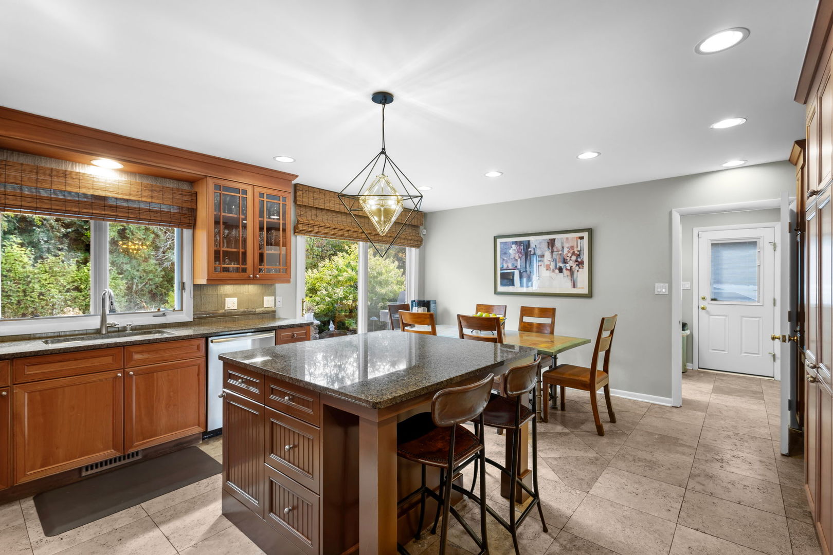 2775 Salceda Drive Northbrook, IL 60062 - Photo 11 of 37 a kitchen with granite countertop a sink and center island