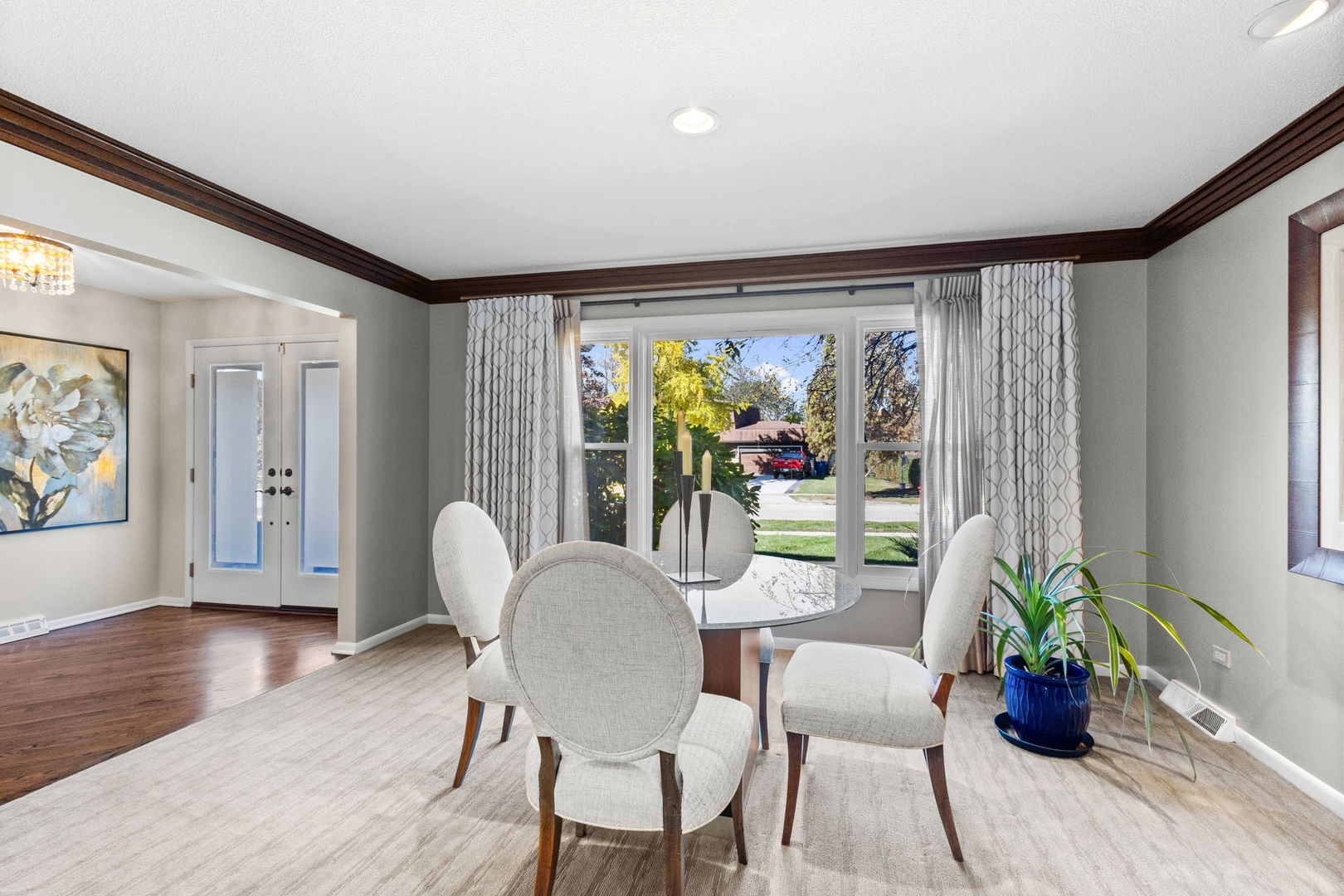 2775 Salceda Drive Northbrook, IL 60062 - Photo 5 of 37 a dining room with furniture and wooden floor