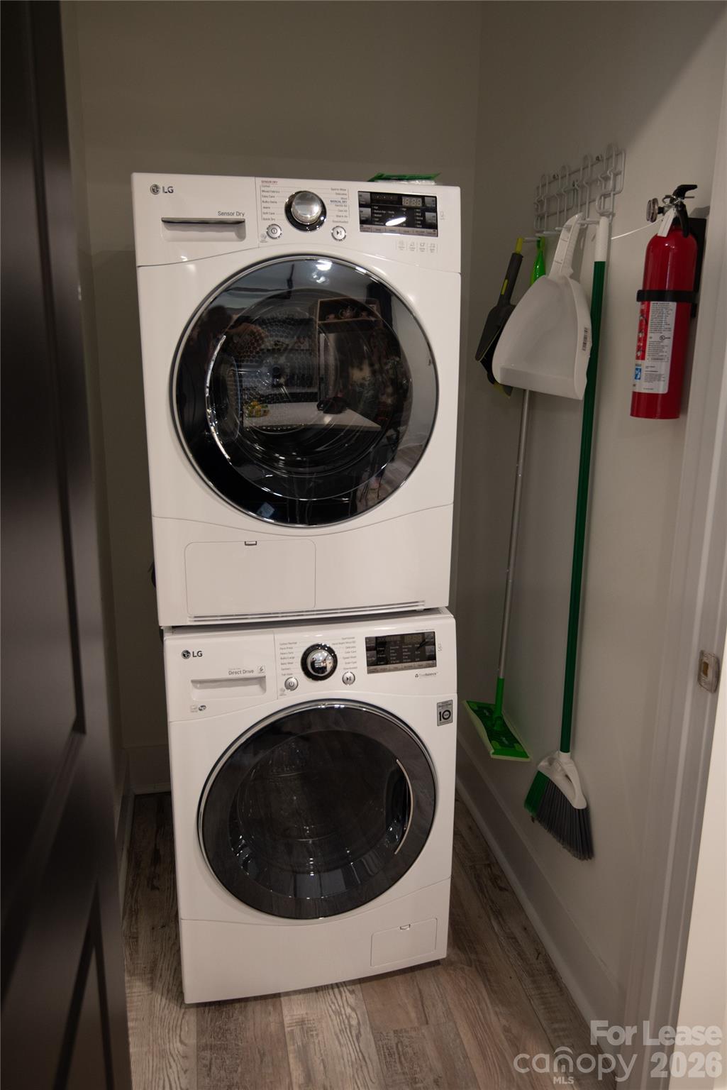 3945 Rockfern Road, Unit B Charlotte, NC 28217 - Photo 36 of 45 a utility room with dryer and washer